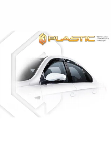 Ветровики дверей Classic полупрозрачный Changan EADO I поколение, седан, рынок России 2013 – 2017