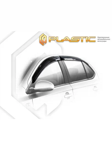 Ветровики дверей Classic полупрозрачный Chery Bonus 3  2014–н.в.