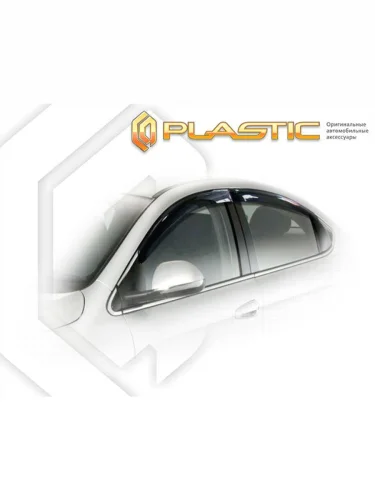 Ветровики дверей Classic полупрозрачный Chery M11  2009–н.в.