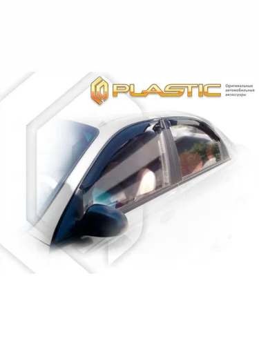 Ветровики дверей Classic полупрозрачный Chevrolet Lanos  2005-2009