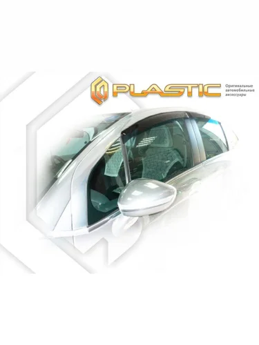 Ветровики дверей Classic полупрозрачный Citroen C3 хэтчбэк 5 Door 2009–2013