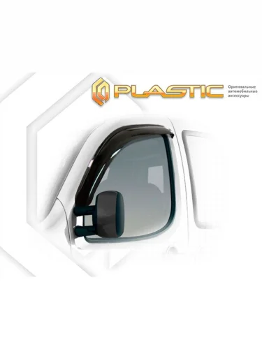 Ветровики дверей Classic полупрозрачный Fiat Doblo  2005–2016