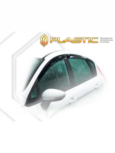 Ветровики дверей Classic полупрозрачный Ford Fiesta  2008–2012