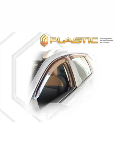 Ветровики дверей Classic полупрозрачный Ford Focus 2 универсал 2005-2008