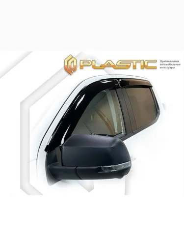 Ветровики дверей Classic полупрозрачный Ford Ranger IV поколение, пикап 2021 - н.в.