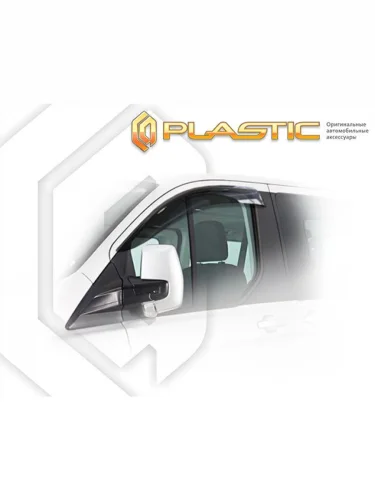 Ветровики дверей Classic полупрозрачный Ford Tourneo Custom I поколение рестайлинг, минивэн, рынок России 2017 – 2021 