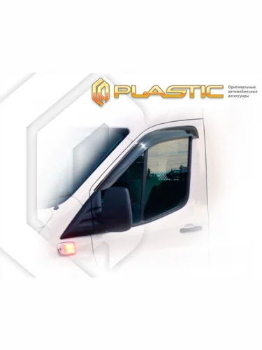 Ветровики дверей Classic полупрозрачный Ford Transit VII поколение, автобус/грузовик, рынок России 2014 – 2022