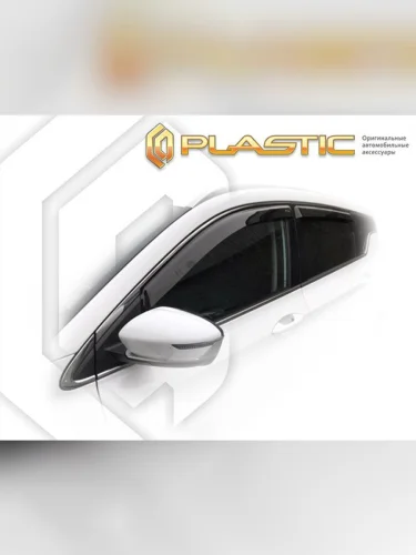 Ветровики дверей Classic полупрозрачный Geely Coolray I поколение рестайлинг, джип/suv 5 дв., рынок России 2023 - н.в.