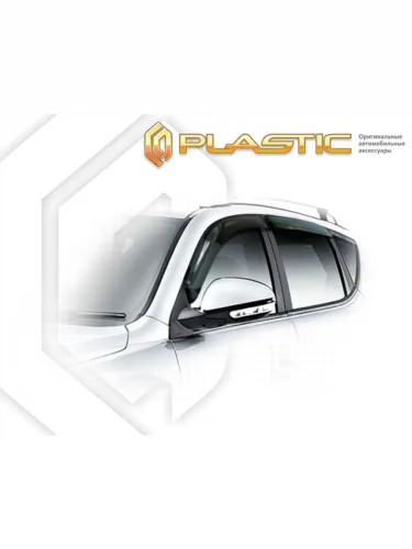 Ветровики дверей Classic полупрозрачный Geely Emgrand X7  2014–2018