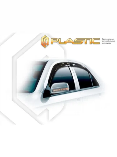 Ветровики дверей Classic полупрозрачный Geely MK  2008–н.в.