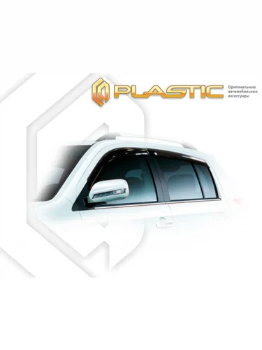 Ветровики дверей Classic полупрозрачный Geely MK Cross  2011–н.в.