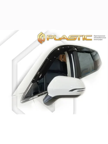 Ветровики дверей Classic полупрозрачный Geely Okavango I поколение, джип/suv 5 дв., рынок РФ, рынок Юго-Восточной Азии 2021 - н.в.