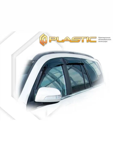 Ветровики дверей Classic полупрозрачный Great Wall Hover H3 New  2014–н.в.