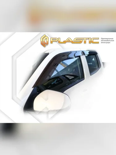 Ветровики дверей Classic полупрозрачный Great Wall Wingle 7 2018–н.в.