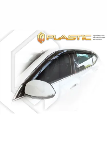 Ветровики дверей Classic полупрозрачный Haval F7  2019-н.в.