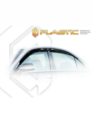 Ветровики дверей Classic полупрозрачный Honda Accord  2002-2006