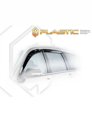 Ветровики дверей Classic полупрозрачный Honda Accord универсал 2002-2006