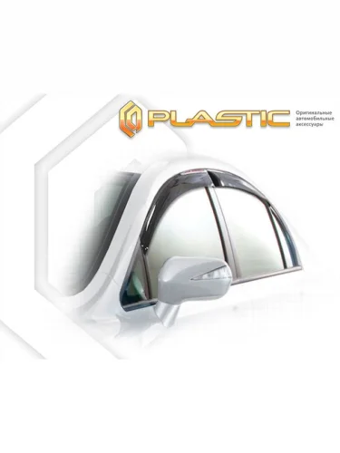 Ветровики дверей Classic полупрозрачный Honda Civic седан 2006-2011