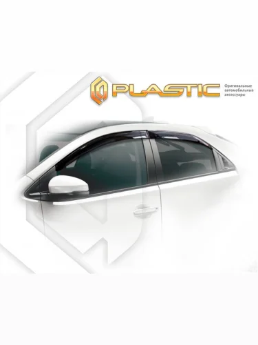 Ветровики дверей Classic полупрозрачный Honda Civic 5D  2012–н.в.