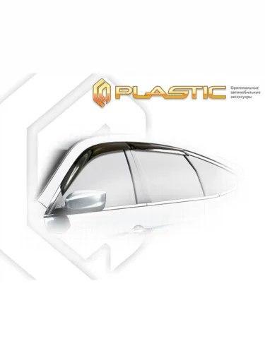 Ветровики дверей Classic полупрозрачный Honda Crosstour  2010–н.в.