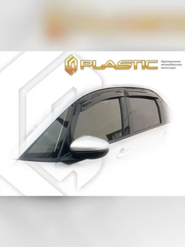 Ветровики дверей Classic полупрозрачный Honda Fit IV поколение, хэтчбек 5 дв., рынок Японии, правый руль 2019 - 2022