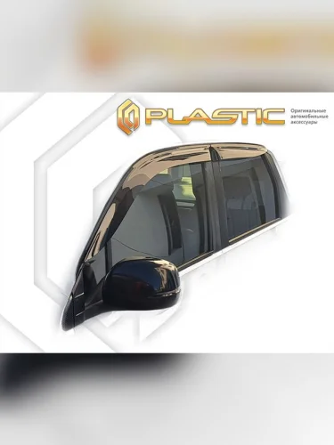 Ветровики дверей Classic полупрозрачный Honda N-WGN I поколение, I поколение рестайлинг, хэтчбек 5 дв. 2013-2016