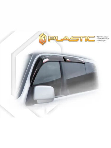 Ветровики дверей Classic полупрозрачный Honda Stepwgn  2003-2005