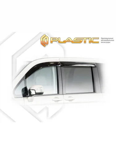 Ветровики дверей Classic полупрозрачный Honda Stepwgn  2009–2015