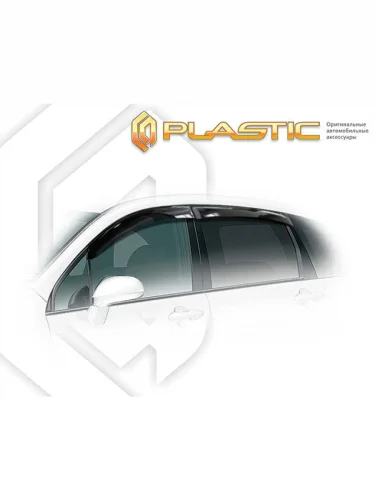Ветровики дверей Classic полупрозрачный Honda Stream  2006–н.в.