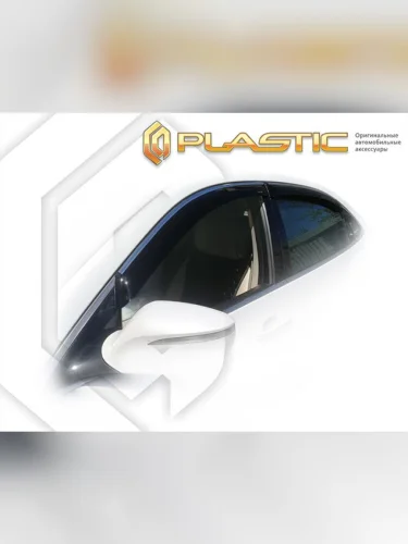 Ветровики дверей Classic полупрозрачный Hyundai Equus  2010-2017