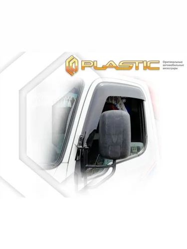 Ветровики дверей Classic полупрозрачный Hyundai HD65 HD72  HD78  Mighty  2004-2017
