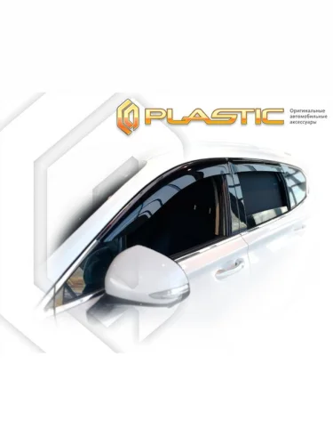 Ветровики дверей Classic полупрозрачный Hyundai Santa Fe  2018–н.в. 