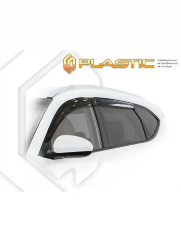 Ветровики дверей Classic полупрозрачный Hyundai Tucson  2015-2021