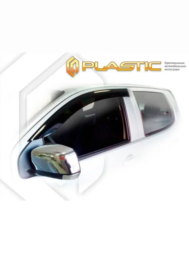 Ветровики дверей Classic полупрозрачный Isuzu D-MAX Extended Cab 2013-2021