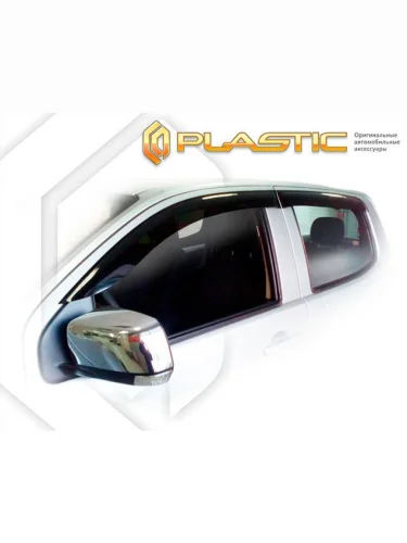 Ветровики дверей Classic полупрозрачный Isuzu D-max Double Cab 2017-2021