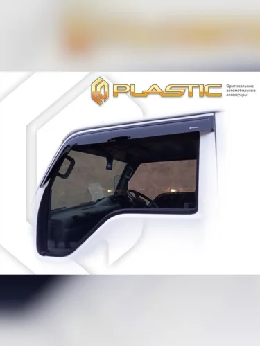 Ветровики дверей Classic полупрозрачный Isuzu Elf Широкие двери 1996