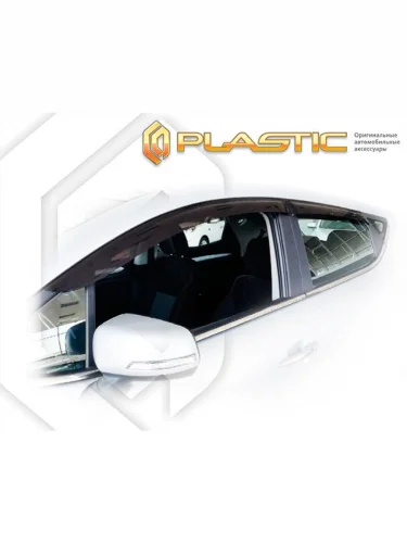 Ветровики дверей Classic полупрозрачный JAC S3 I поколение, джип/suv 5 дв., рынок России 2016 - 2023