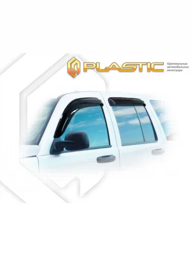 Ветровики дверей Classic полупрозрачный Jeep Liberty  2001-2007