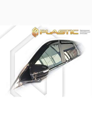 Ветровики дверей Classic полупрозрачный Jetour X90 Plus I поколение, джип/suv 5 дв., рынок РФ 2021 - н. в.