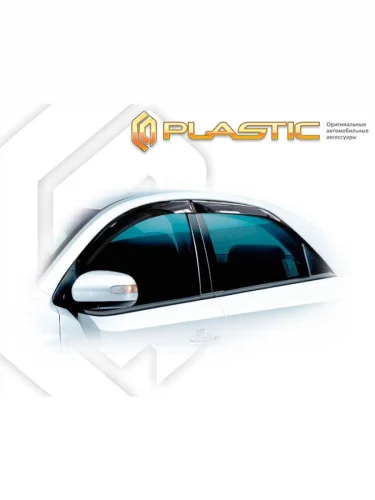 Ветровики дверей Classic полупрозрачный Kia Cerato  2008-2013
