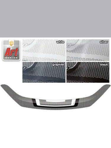 Дефлектор капота Серия Art белая Changan CS 75 FL I поколение, рестайлинг, рынок России 2018 - 2024