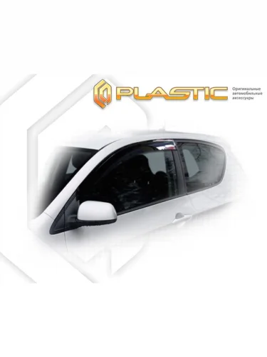 Ветровики дверей Classic полупрозрачный Kia Picanto 3 Door 2011–н.в.