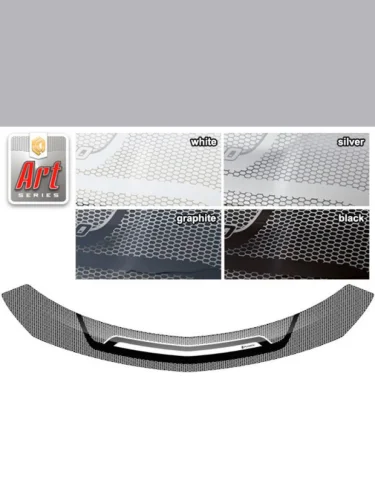 Дефлектор капота Серия Art белая Chevrolet Cobalt  2013–н.в.