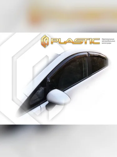 Ветровики дверей Classic полупрозрачный Kia Rio Американская версия 2011-2015