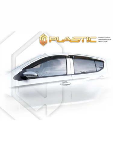 Ветровики дверей Classic полупрозрачный Lifan X50  2015–н.в. 