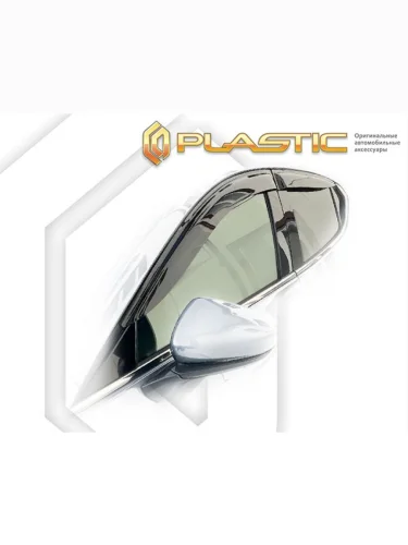 Ветровики дверей Classic полупрозрачный Mazda 3 IV поколение, хэтчбек 5 дв. 2018 - н.в.