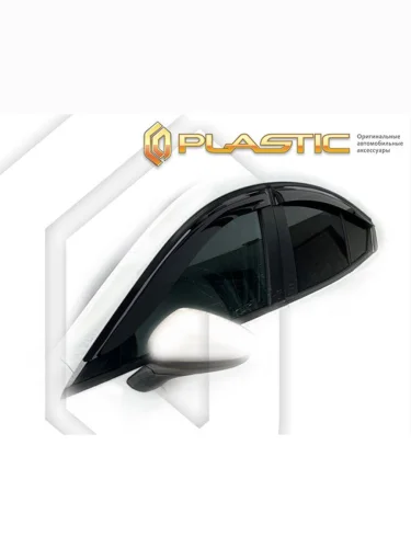 Ветровики дверей Classic полупрозрачный Mazda 3 IV поколение, седан 2018 - н.в.