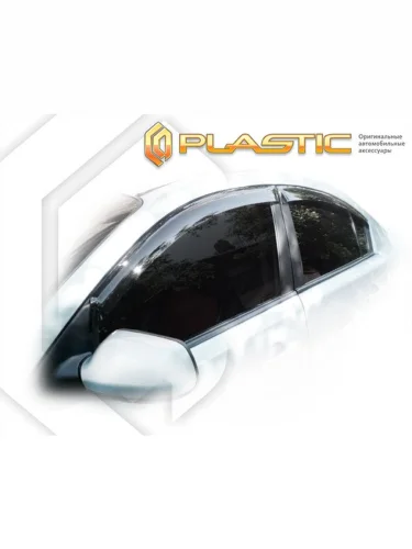 Ветровики дверей Classic полупрозрачный Mazda Axela седан 2004-2009