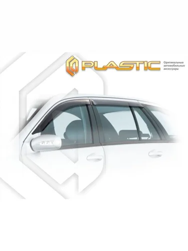 Ветровики дверей Classic полупрозрачный Mercedes-Benz C-Class универсал 1996-2001