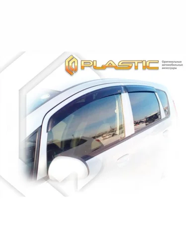 Ветровики дверей Classic полупрозрачный Mitsubishi Colt  2006-2012